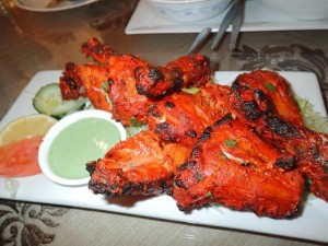 Tandoori chicken at Indian Hut