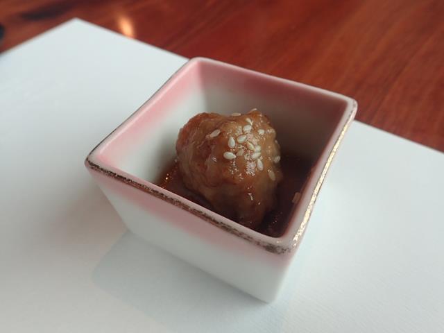 Teriyaki Chicken Ball Appetizer at Koko Restaurant
