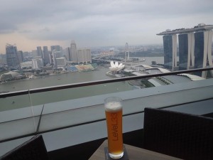Level 33 view over Singapore