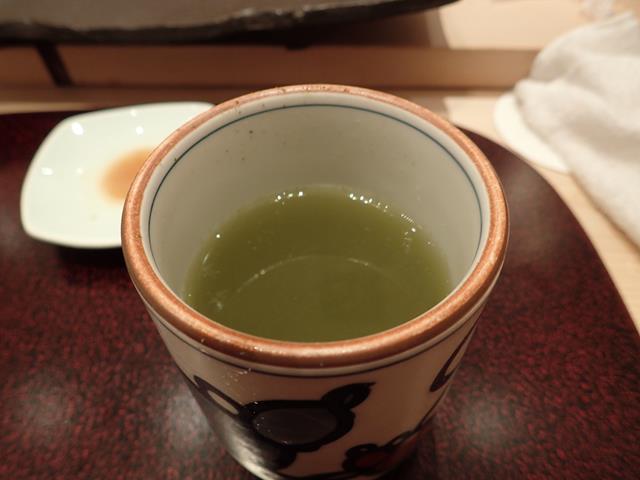 Green tea at Sushi Seizan