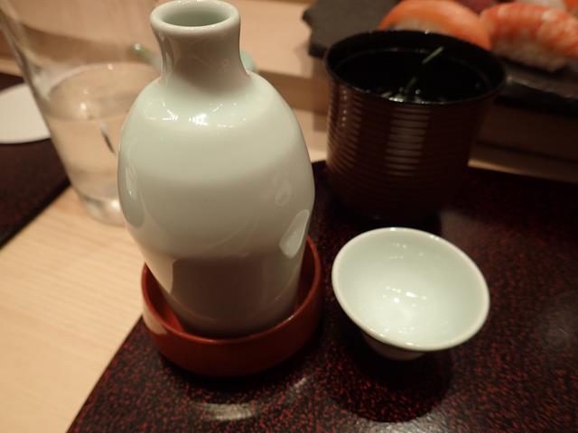 Japanese sake at Sushi Seizan