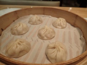 Soup dumplings at Din Tai Fung Restaurant Jakarta