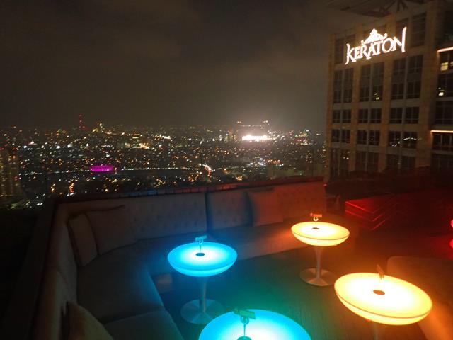 The view from Cloud Lounge Jakarta