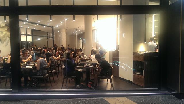 Dining at Chefs Gallery Chinese Restaurant Parramatta