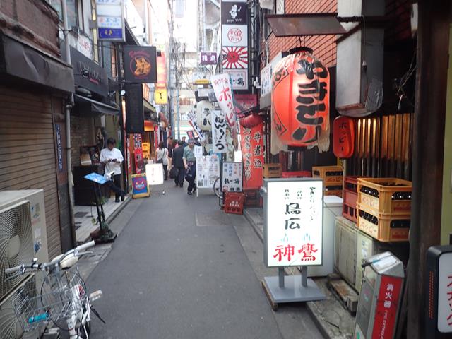 Back streets of Shimbashi