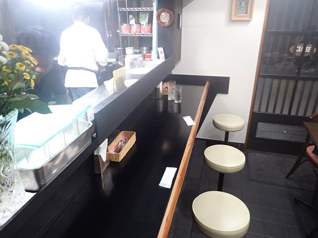 Counter at Cochin Nivas Indian Restaurant Tokyo