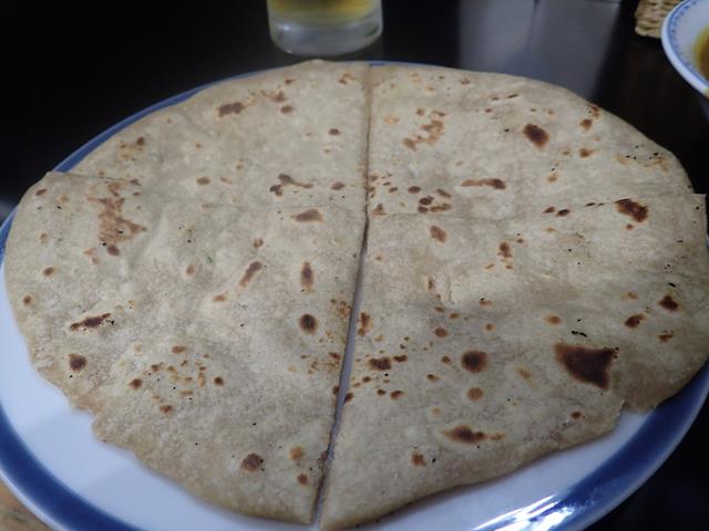 Indian Flat bread at Cochin Nivas Indian Restaurant Tokyo