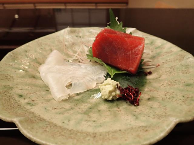 Sashimi at Sakura Japanese Restaurant Tokyo