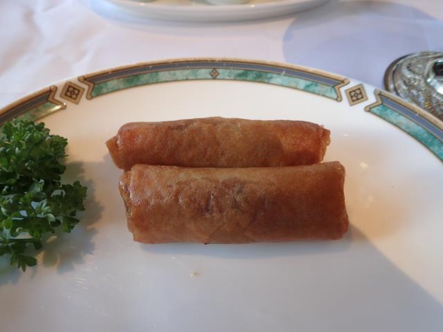Deep fried spring rolls at Toh-Gu Chinese Restaurant