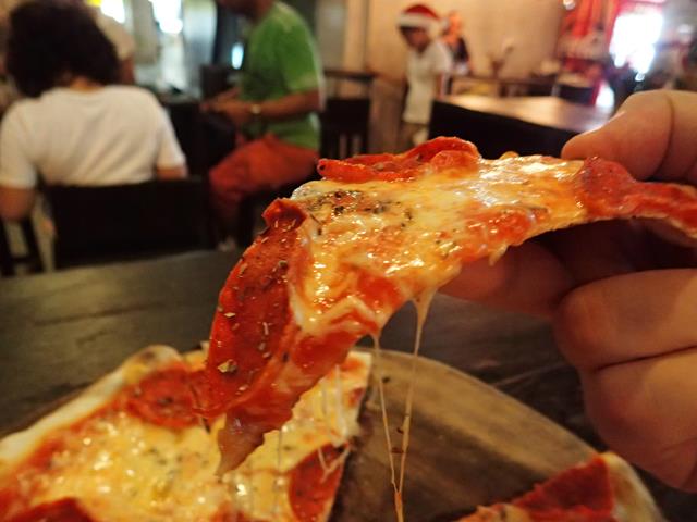 Pepperoni Pizza at Pronto Pizza Kuta Beach