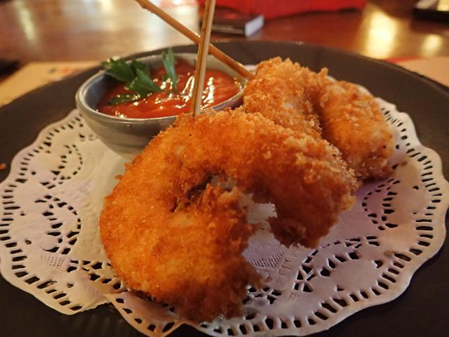 Prawn skewers - Tapas at Club Havana Kuta