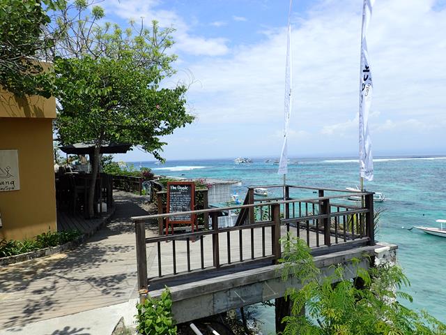 The View from Decks Cafe and Bar Nusa Lembongan