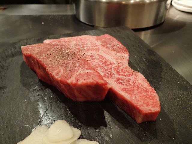 High quality Japanese beef at Misono Teppanyaki