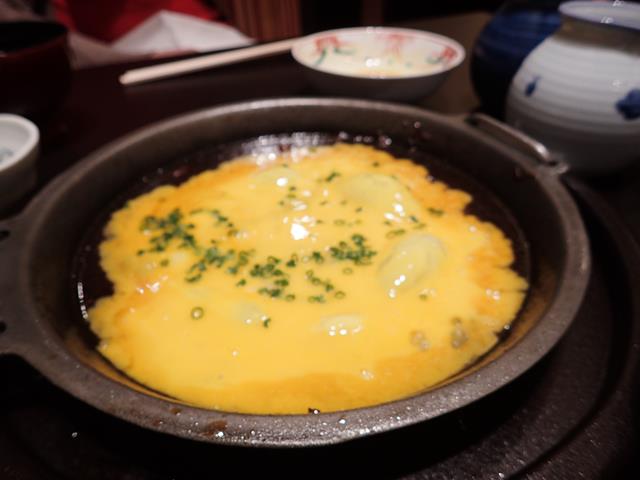 Japanese omlette at Imahan Restaurant Shinjuku
