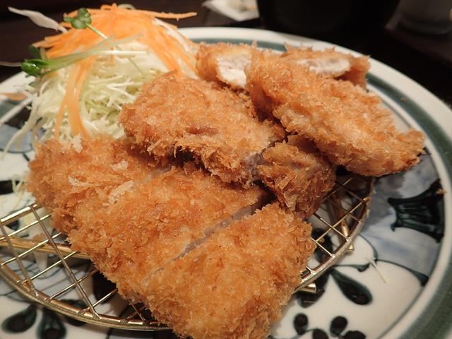 Pork and Chicken Katsu at Hamakatsu Restaurant Tokyo
