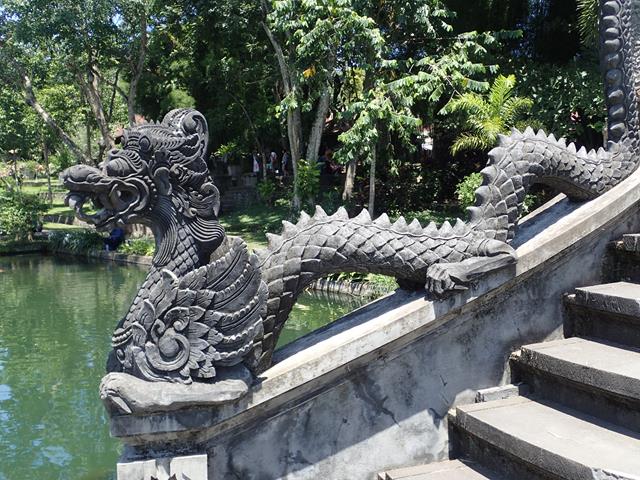 Chinese Dragon at Water Palace Gardens Bali