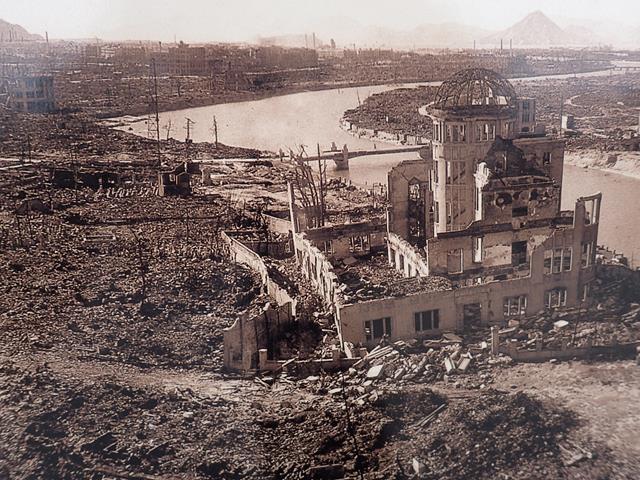 Hiroshima after the atomic blast