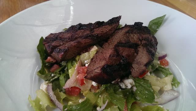 Over cooked Sirloin Steak at Im Angus Steakhouse