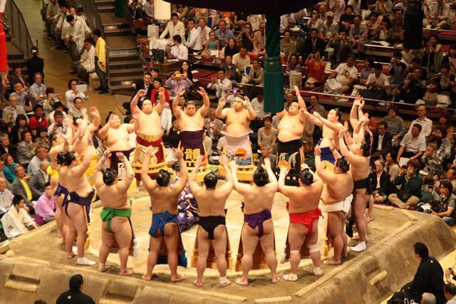 Grand Sumo Tournament in Tokyo