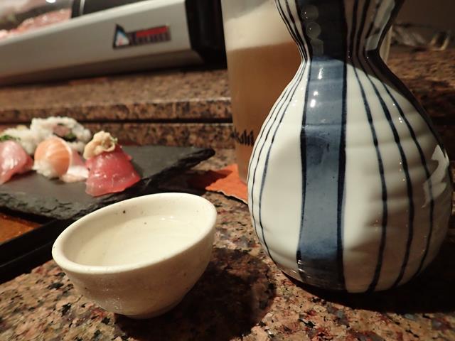 Japanese sake at Kabuki Shoroku Restaurant