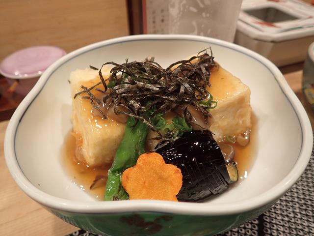 Agedashi tofu at Otowatei Yakitori Bar Shinjuku