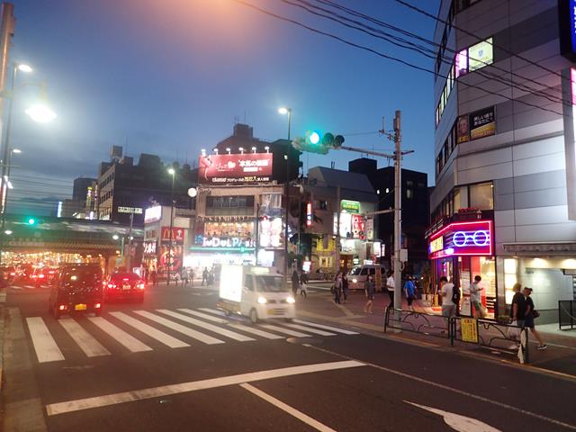 Korea Town Tokyo at night