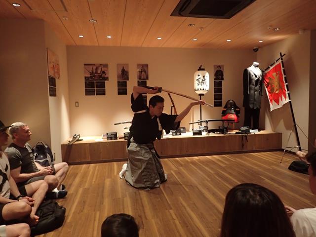 Samurai Show at the Samurai Museum Tokyo