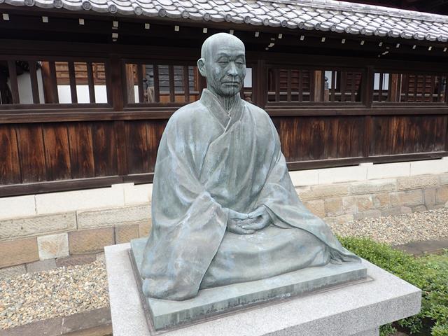 Statue of Buddhist Monk at Sengakuji Temple