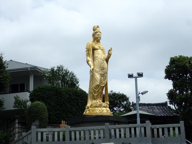 Buddha statue at Zenshoan Temple Tokyo