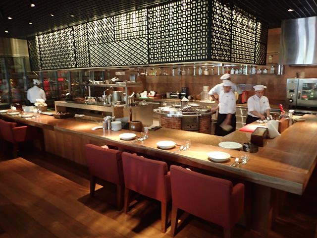 Open Kitchen at Square One Restaurant Saigon