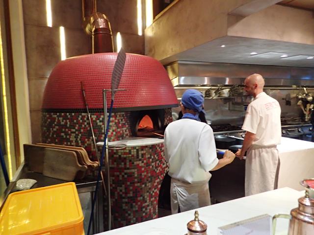 Pizza oven at Namo Pizzeria Saigon