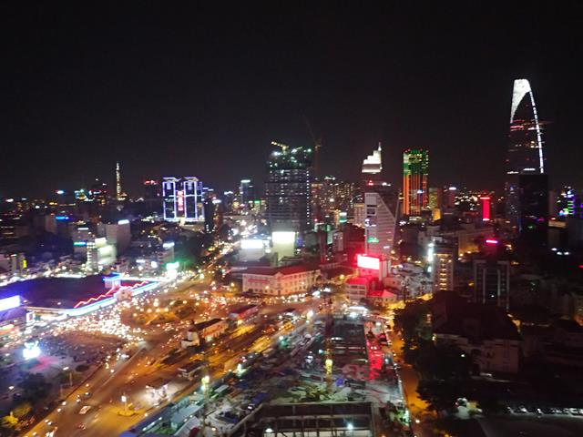 View from Air 360 Skybar Ho Chi Minh City