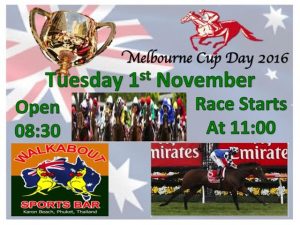 Where to watch Melbourne Cup in Phuket