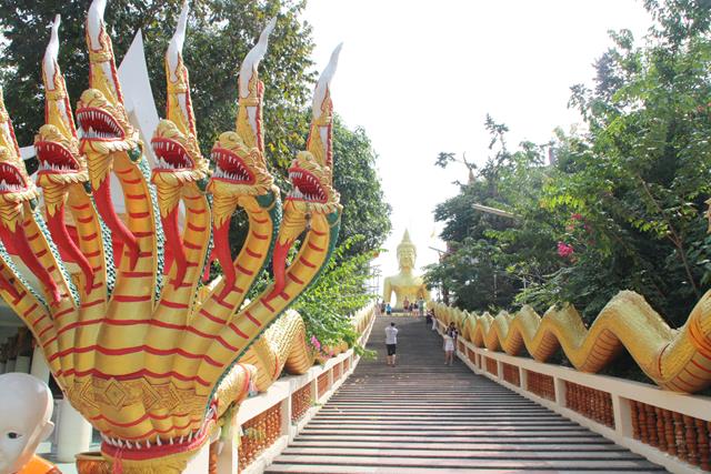 Stairs up to the Big Buddha Pattaya