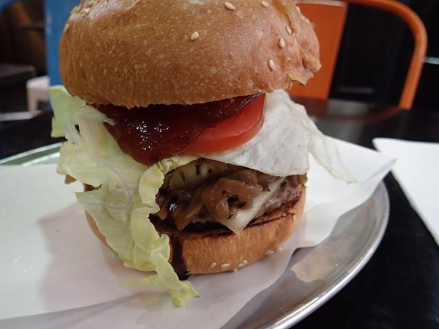 Awesome Burger at Metro Burgers Melbourne CBD