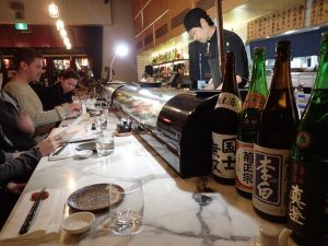 Sushi Counter at Akochochin Japanese Restaurant