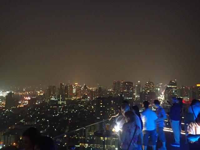 View from Octave Rooftop Bar Bangkok