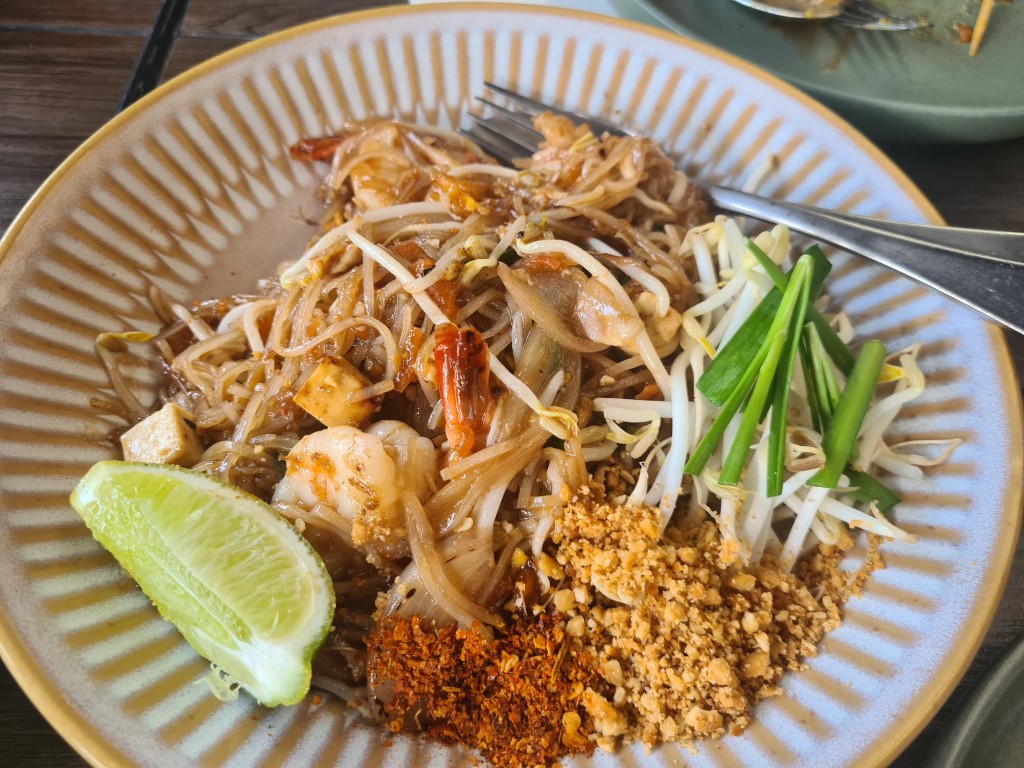 Pad Thai Noodles at Muum Maam Thai Restaurant Barangaroo