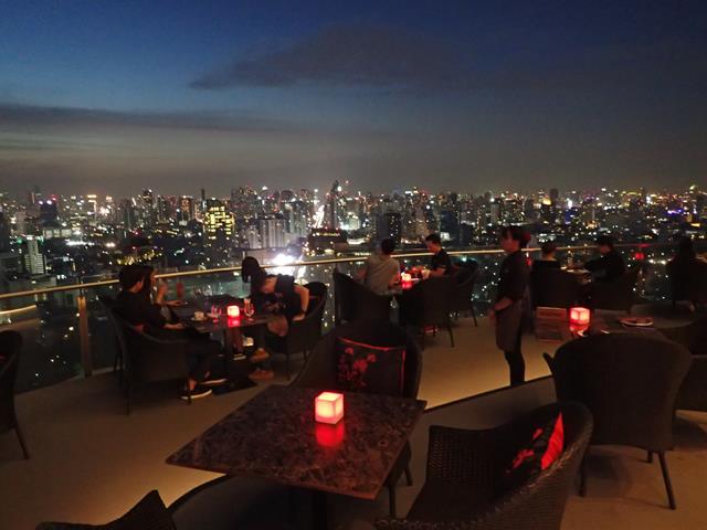 The view from Cielo Sky Bar Bangkok