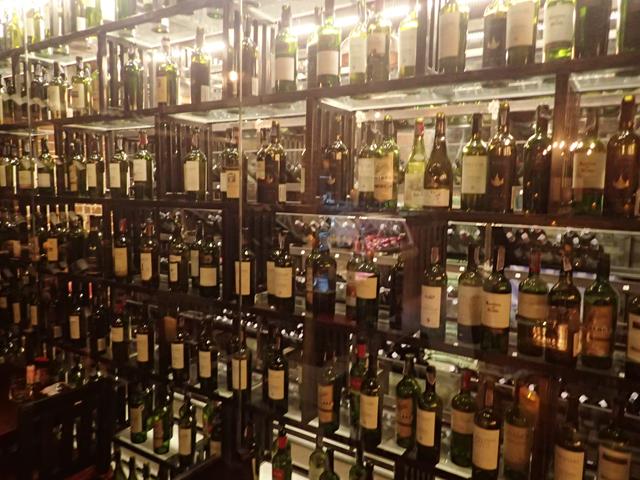 Wine cellar at El Gaucho Steakhouse Bangkok