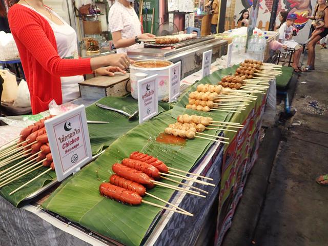 Street food at Rod Fai Night Market