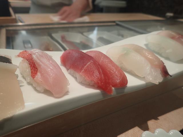 Sushi at Miyako Restaurant Shinjuku Tokyo