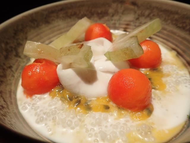 Tapioca Pudding at Flare Restaurant