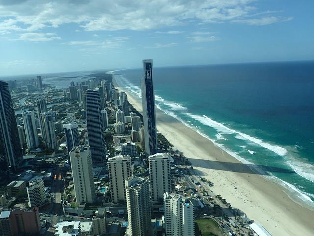 View from Skypoint Observation Deck Surfers Paradise