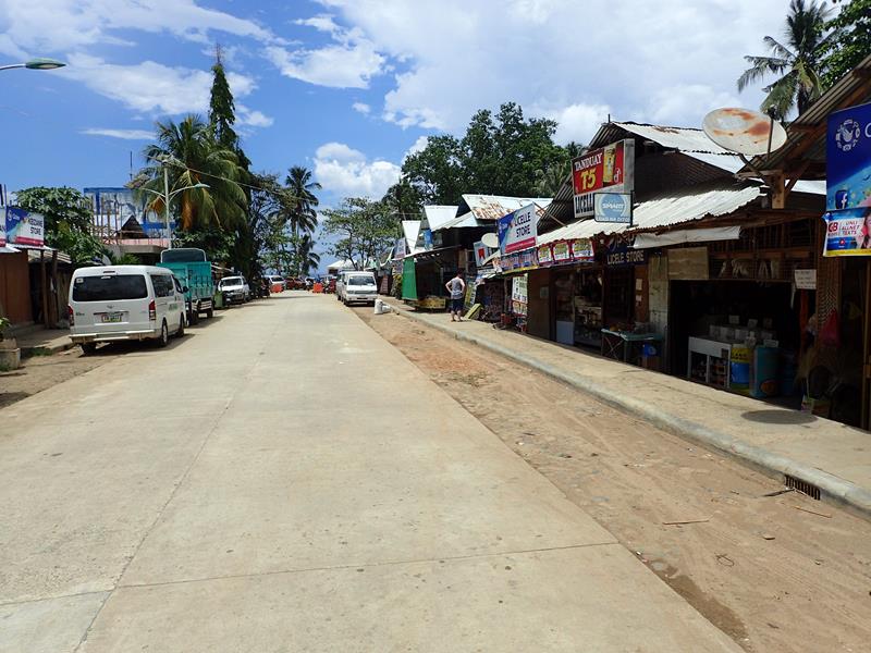 Town at Sabang Beach