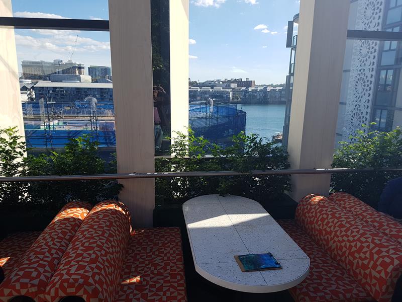 Water views from Untied Rooftop Bar Sydney