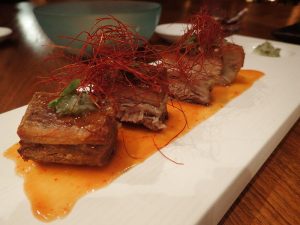 Pork Belly at Nobu Japanese Restaurant Manila
