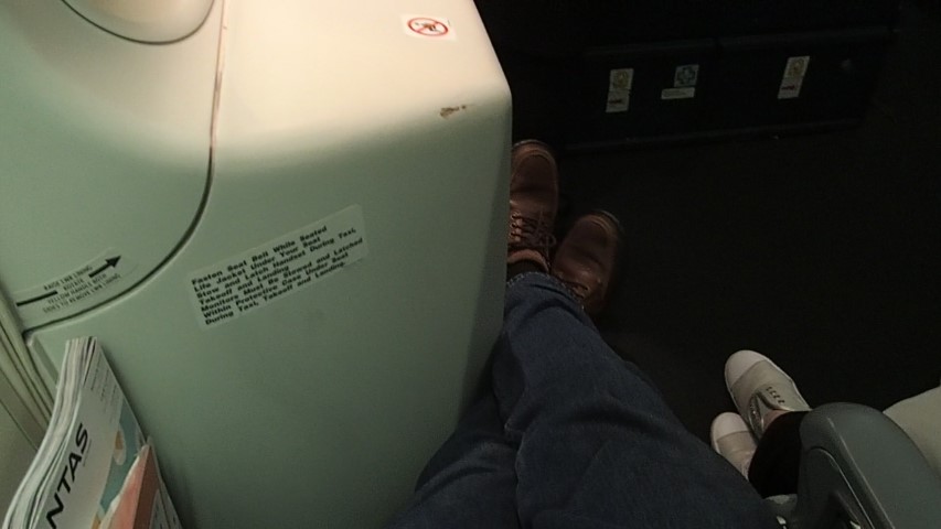 Stretch Your legs out seat 46A