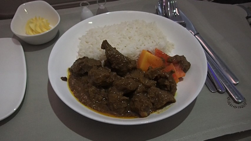 Fiji Airways Business Class Food