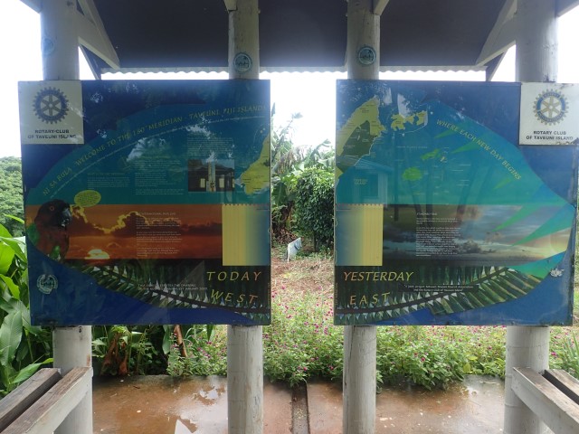 International Dateline Sign – Taveuni Island Fiji